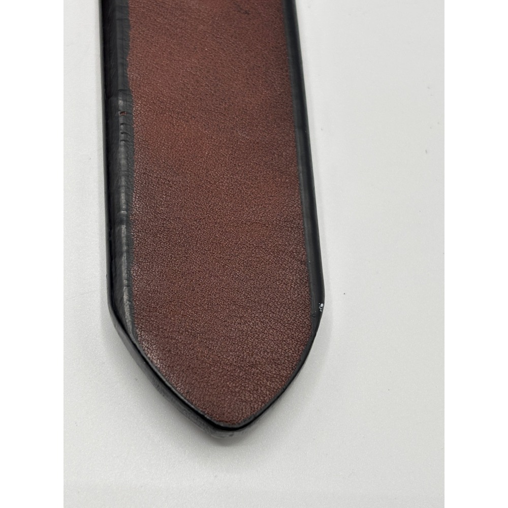 Levi's Men's Brown & Black Reversible Belt Brushed Metal Buckle 1.25" x 31" - Picture 9 of 11